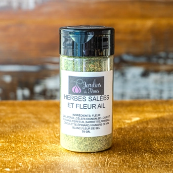 HERBE SALÉE ET FLEUR AIL.