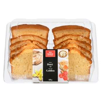 Pre-sliced Golden Loaf Cake