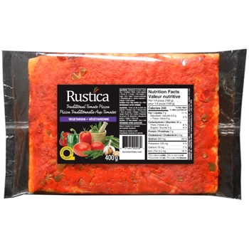 Traditional Italian Bakery Style Vegetarian Tomato Pizza 400g