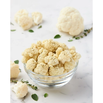 Chou-fleur lyophilisé à la jardinière