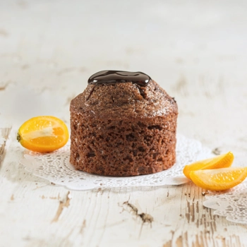 Small chocolate lava cake