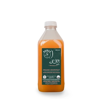 Jus de pamplemousse, biologique