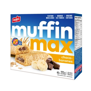 Barres muffin choco-bananes