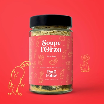 Soupe à l'orzo végétarienne