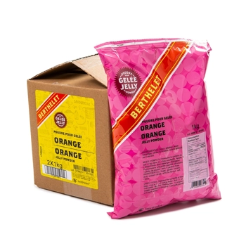 Orange jelly powder