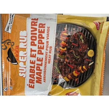 Super Rub maple pepper