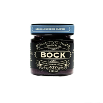 BOCK White beer and blueberries