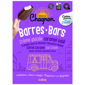 Bars salted caramel ice cream