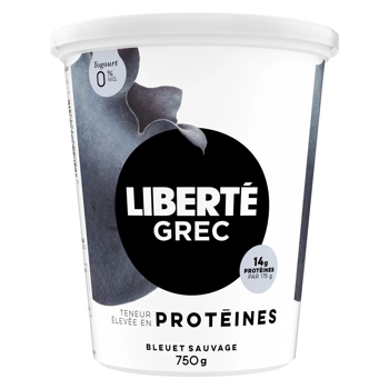 Yogourt Grec 0% Bleuet Sauvage