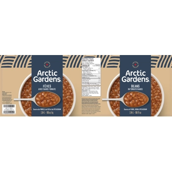 Fèves au lard sauce tomate