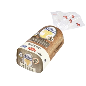 Pain 9 grains entiers sans gras sans sucre ajoutés