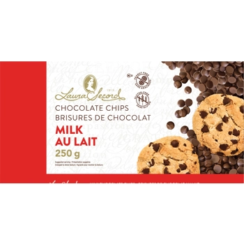 Milk chocolate chips, 250g