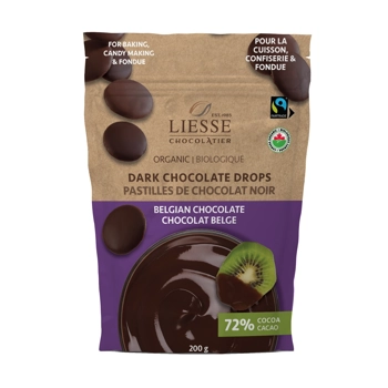 Dark chocolate drops