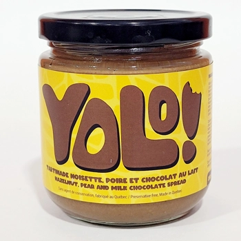 Tartinade Noisette, poire & chocolat au lait