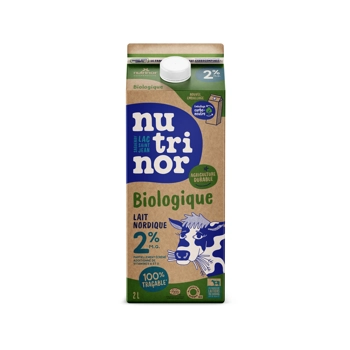 Lait nordique biologique 2%