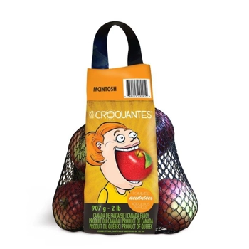 Pommes - Les  Croquantes - Acidulées - McIntosh