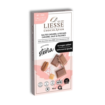 Salted Caramel & Pecans Milk Chocolate Style