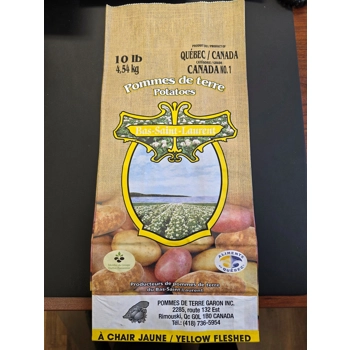 Pommes de terre du Bas Saint-Laurent/Pommes de terre Garon Inc. - Jaune 10 lb