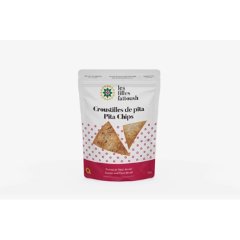 Sumac and fleur de sel Pepper Pita Chips