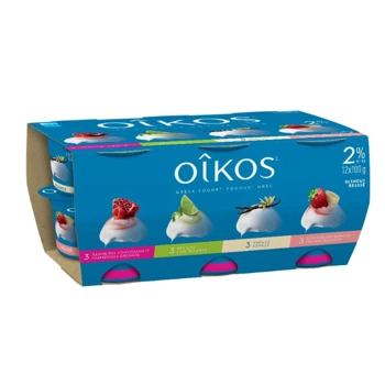 Greek Yogurt 2%mf Vanilla, Key-Lime, Raspberry-Pomegranate, Strawberry-Banana