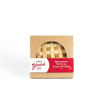 Tarte au sirop d'érable.