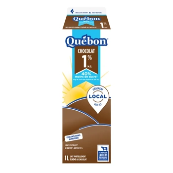 Chocolate partly skimmed milk 1% sugar reduced