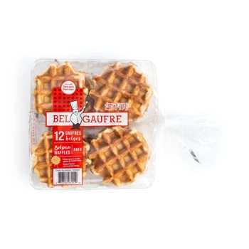 Gaufre belge à saveur de vanille