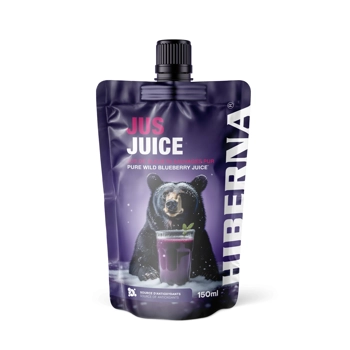 Pure wild blueberry juice