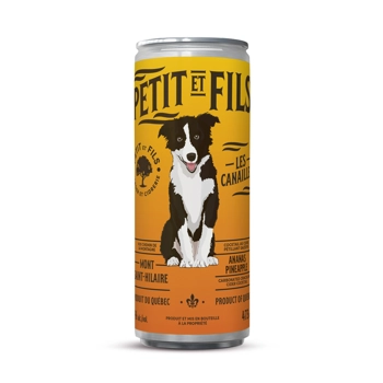 Cocktail au cidre pétillant gazéifié ananas