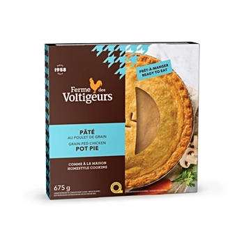 Grain-Fed Chicken Pot pie