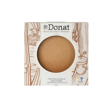Tarte dulce de leche à saveur d'érable.