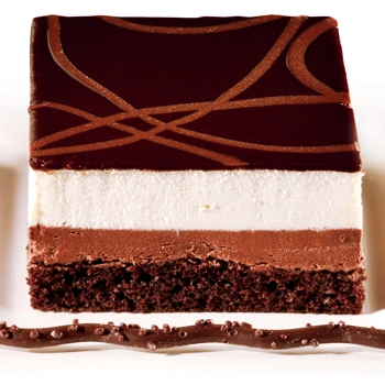 Chocolate duet slab cake