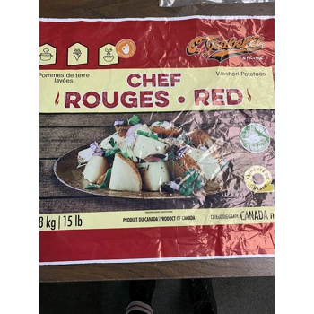 Pommes de terre rouge