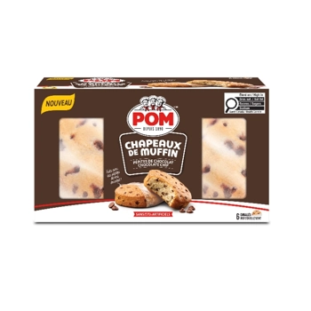 POM Chapeaux de Muffin Pépites de chocolat