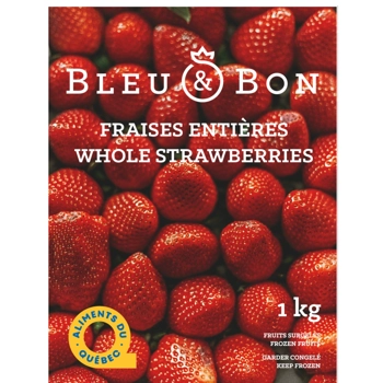 Fraises entières surgelées HRI 1 kg