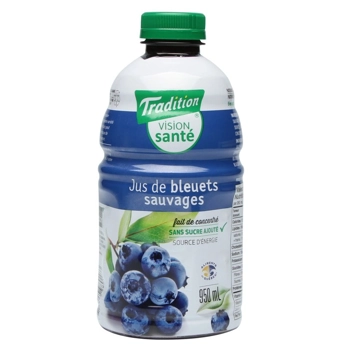 Wild blueberry juice
