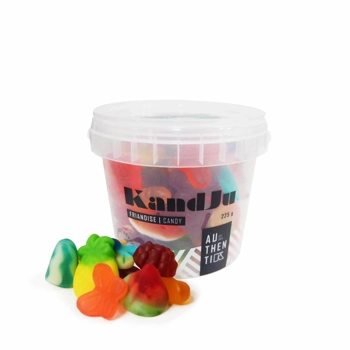 Gumy candy mix bucket