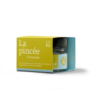La pincée citronnée · Sage & lemon fancy salt