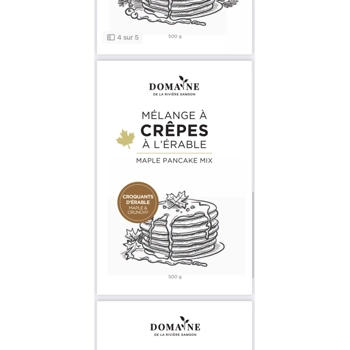 Mélange à crêpes croquants d'érable