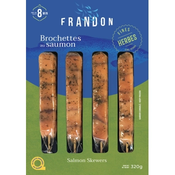 Salmon Skewers fine herbs