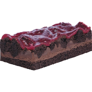 Extreme chocolate raspberry slab cake