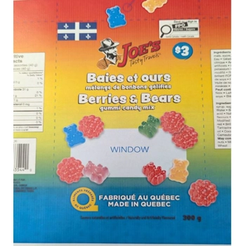 Berries & bears candy mix