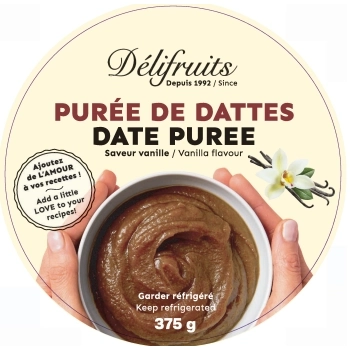 Date puree vanilla flavour