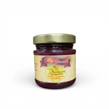 Gelée de cerises sauvages au miel